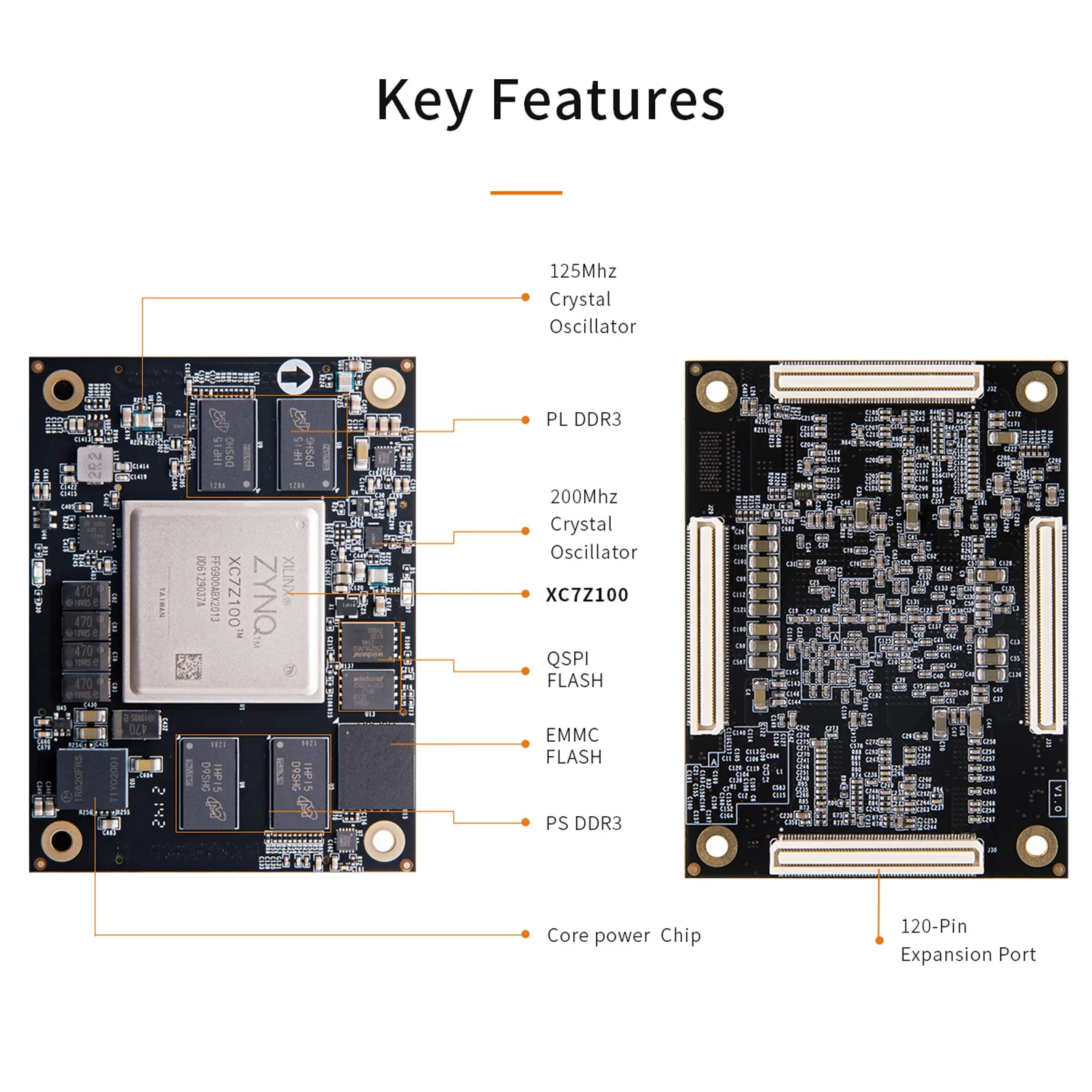 ALINX AX7Z100B V3.0FPGA Development Board with AMD XILINX Zynq 7000 ARM XC7Z100 2GB DDR3 8GB eMMC PCIe SFP HDMI