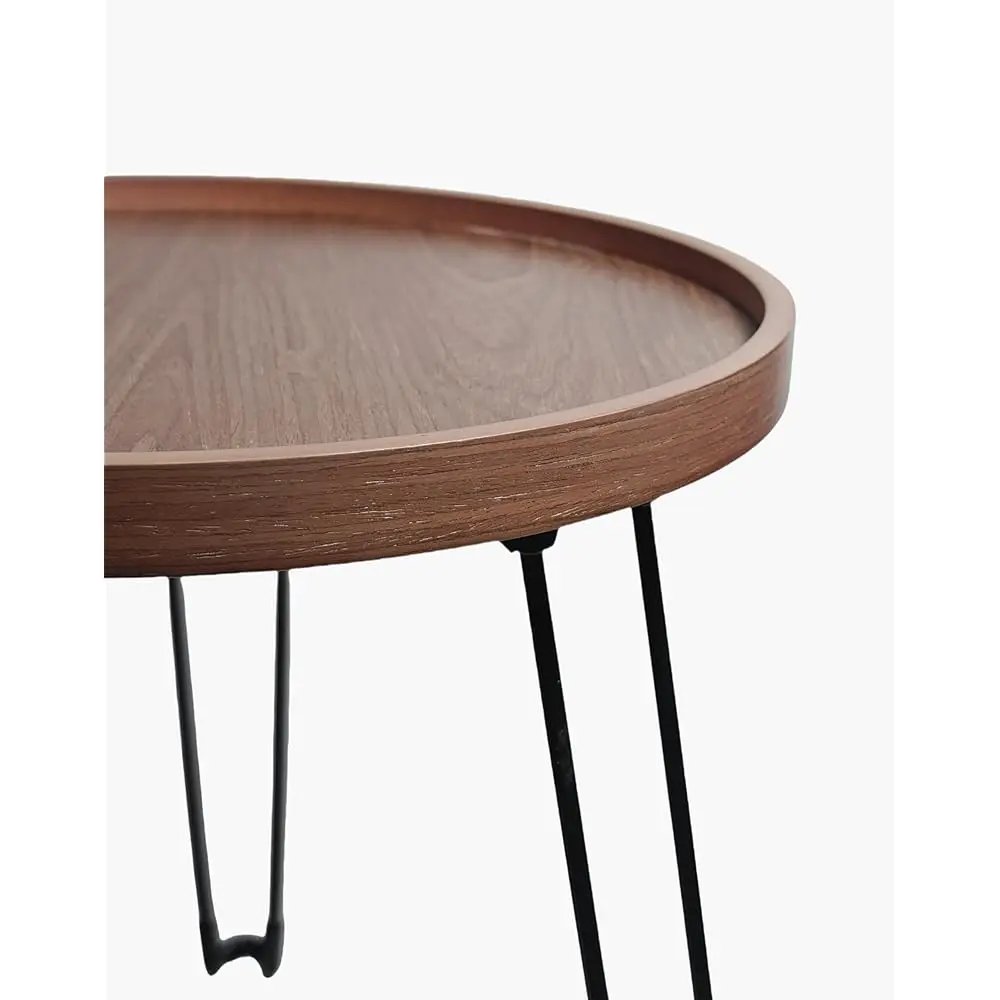

16 "",Round And Small Nested Coffee Table, Easy To Assemble Round Coffee Table，Sofa Side Table In Living Room, Nightstand For