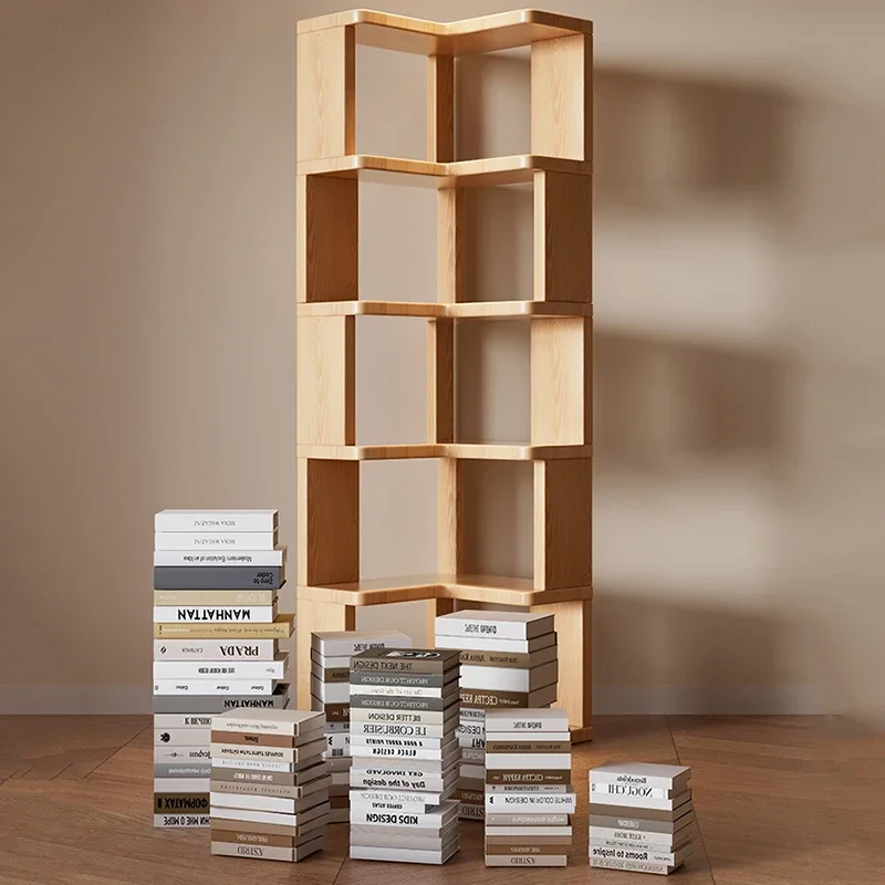 Organizer Open Bookcases Designs Living Room Luxury Magazine Racks Kids Floor Book Shelf European  Home Products