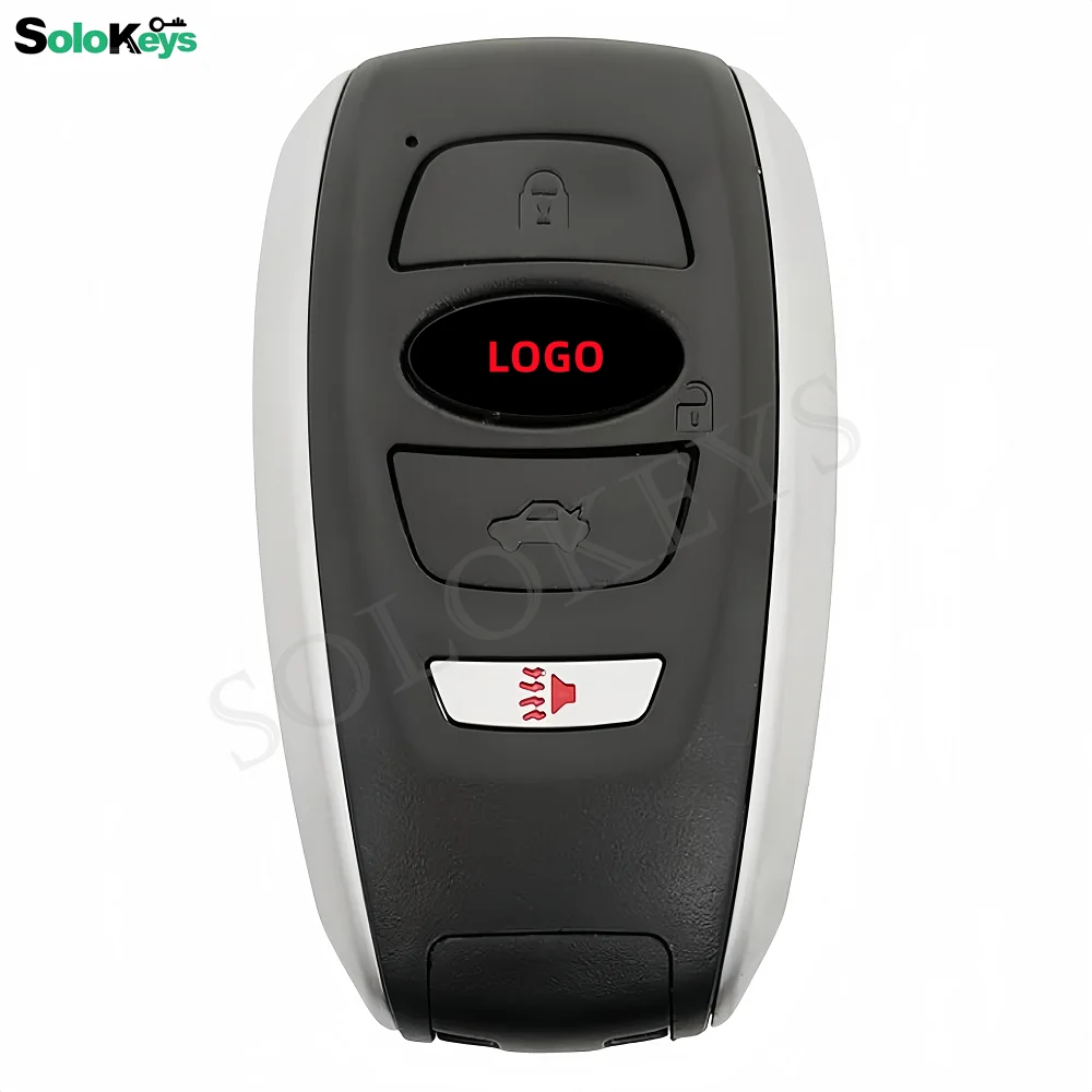 SOLOKEYS HYQ14AHC For Subaru Legacy Outback XV Crosstrek Ascent Forester BRZ Impreza Smart Remote Control Key Shell With LOGO