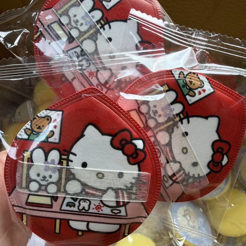 

Hello Kitty Cartoon Ultra-soft Marshmallow Puff, Dual-use Wet & Dry, Extra Large & Thick, Holiday Gift for Girls