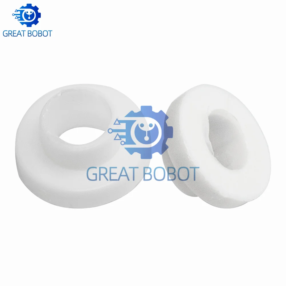 BS 100pcs Insulating Tablets Insulation Bushing Transistor Pads Circle TO-220 Insulated Cap Insulation Particle Ring For M3