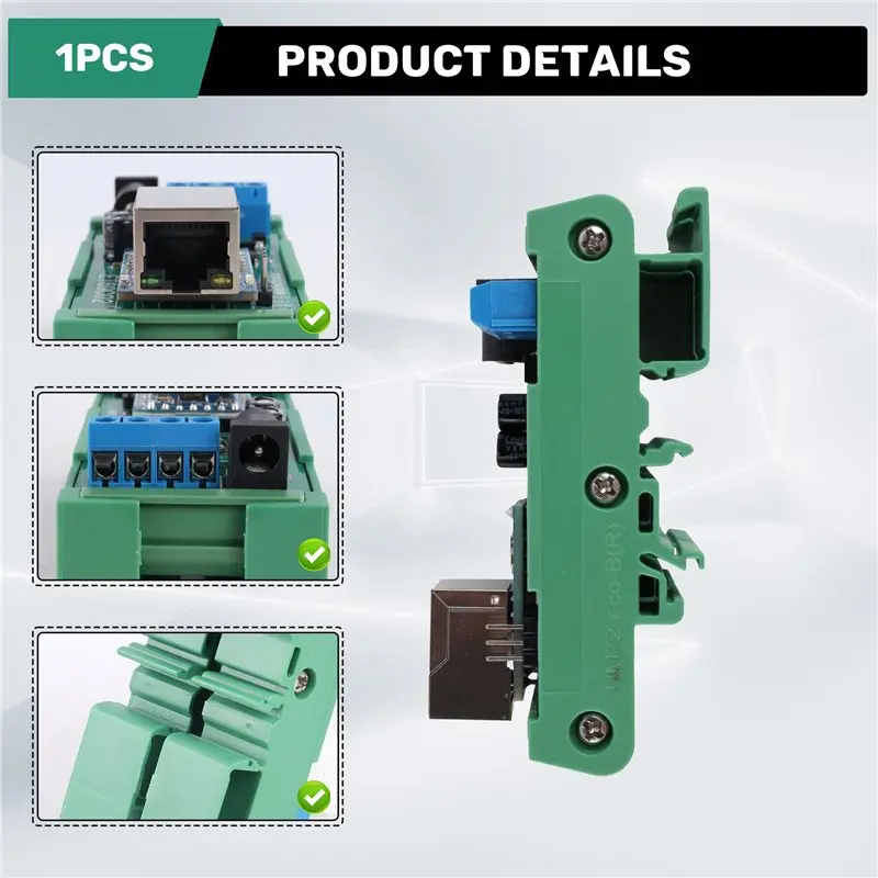 B04B-For Modbus For RTU ET69C02 Ethernet Network IP RJ45 To RS485 Bus Converter Module For Modbus RTU Master Slave TCP Client