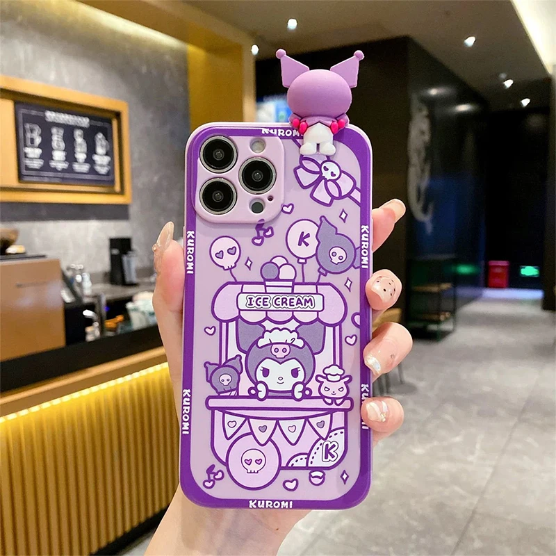 هاتف Kuromi vivo Apple Series Melody OPPO المحمول Pro كارتون لطيف بالإضافة إلى حزمة كاملة #6