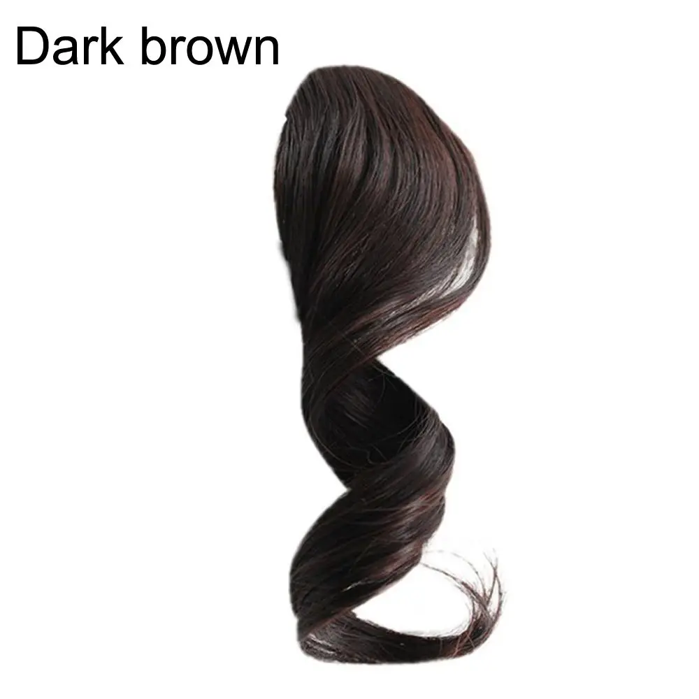

Beautiful Curled Hair Hair Bangs Fringe Fringe Hair Front Hair Bangs Extension Hair Piece Hair Wigs Hair Bang Fake Hair