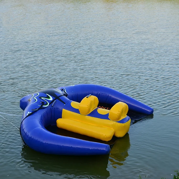 PVC inflatable towable flying, water kite ski tube boat for sale