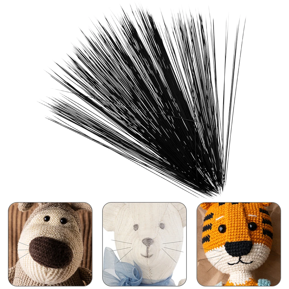 

Simulated Cat Whiskers Crafts Animal for Pet Beard Felt Fake Costume Plastic DIY Stuffed Child