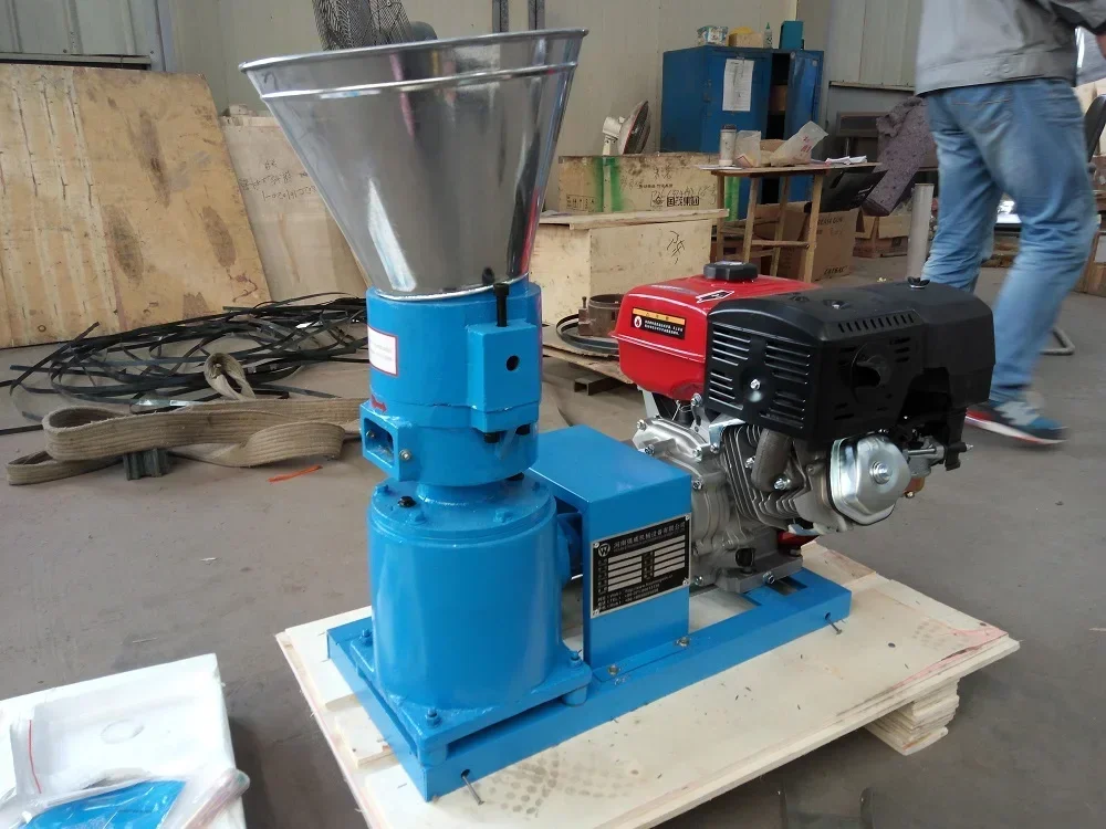 100kg/h - 500kg/h Poultry Feed Making Machine Dieel Engine Animal Feed Pellet Machine for Pellet Feed Manufacturing Plant