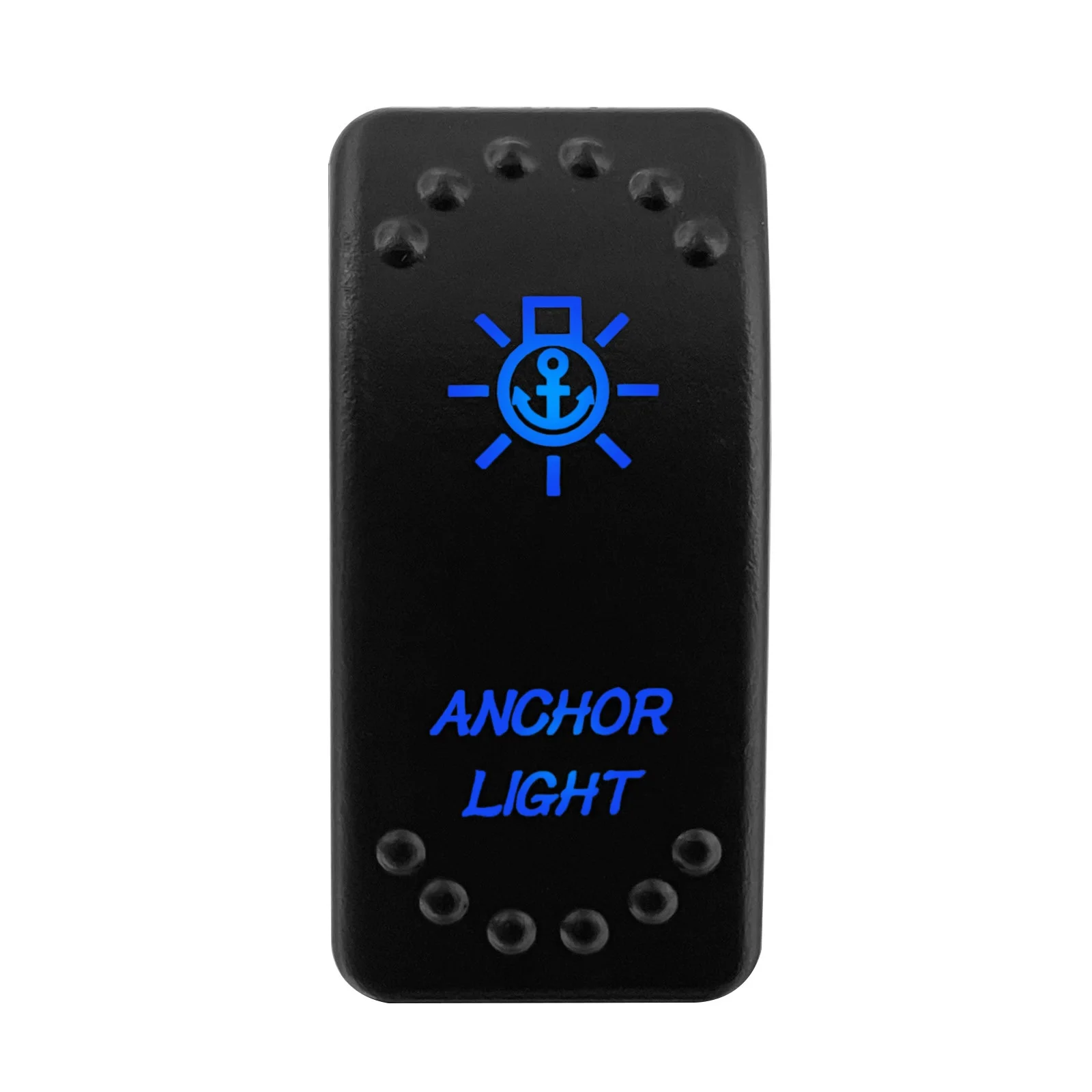 Anchor Lights Rocker Switch 12V 20A Dual Led 5Pin SPST ON OFFMarine Boat Switch Waterproof Multi-Color