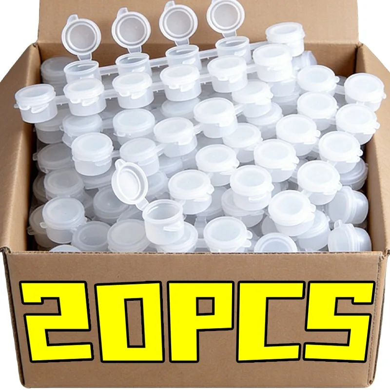 

Мини-контейнеры для краски, пустые коробки для хранения пигментов, полосатые с крышками, для художественных работ, рисования, оптом