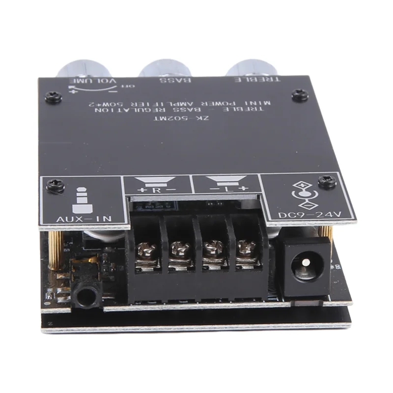 【Подерные предложения】ZK-502MT 502L Плата усилителя Bluetooth 2,0-канальная плата стереоусилителя высокой мощности 2X50 Вт Bass Sound AMP