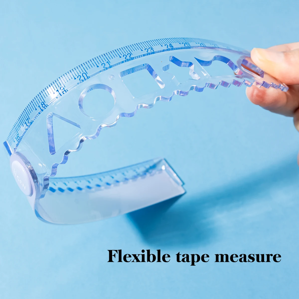 Student 30cm Folding Soft Ruler Dopamine Gradient Color Ruler