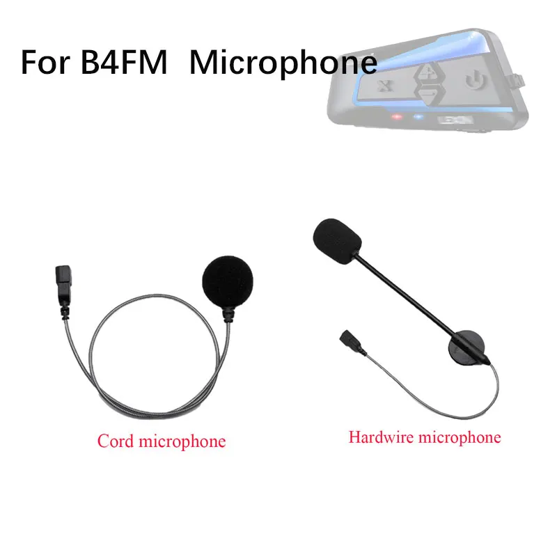 For LEXIN B4FM Motorcycle Bluetooth Headset Accessories Soft wire and hard wire Microphone