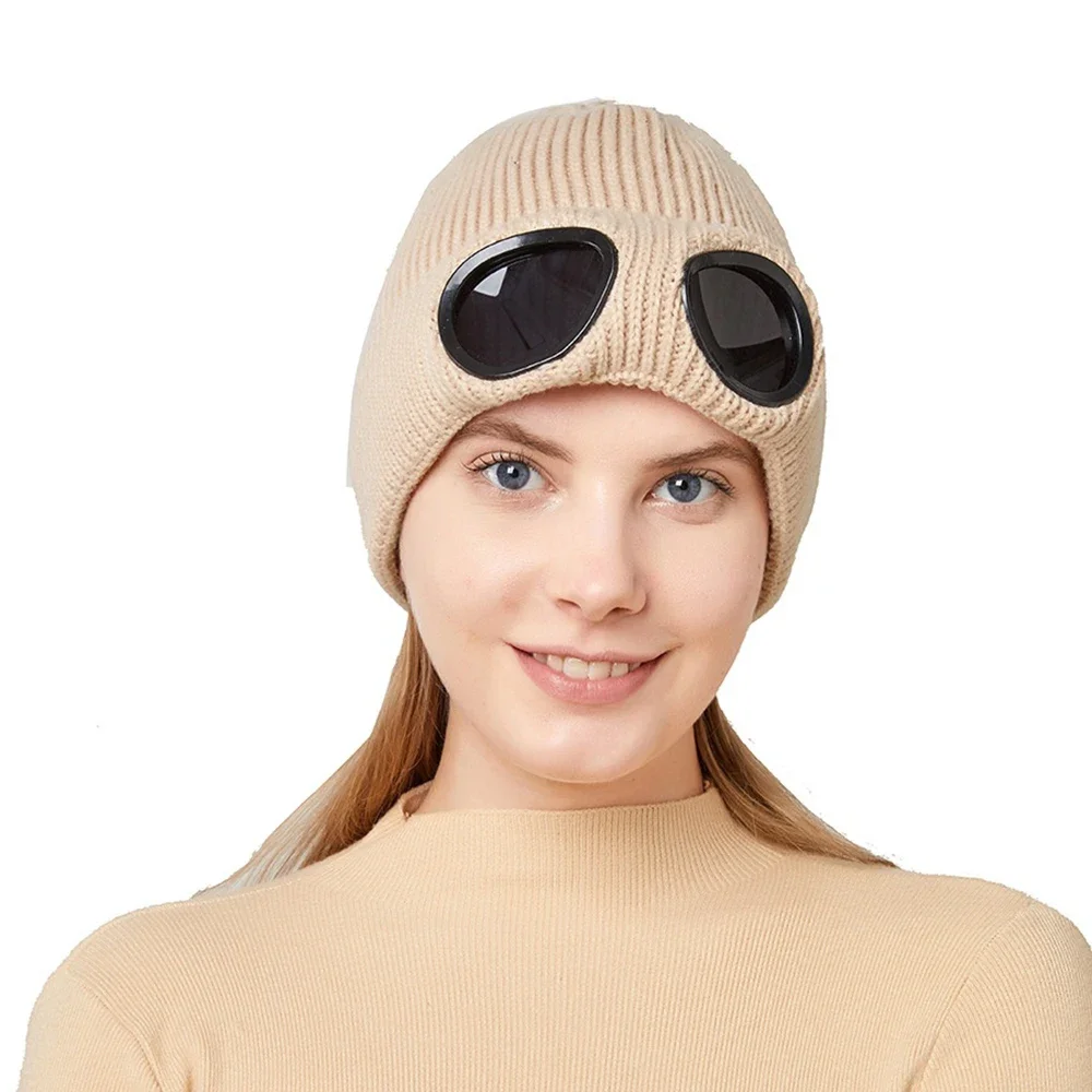 Wintermütze aus Strick, winddicht, warm, für Herren und Damen, Unisex, modisch – Detail 5
