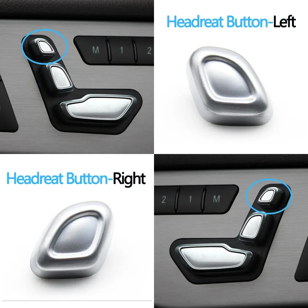 For Benz A B C E ML GL GLE GLK CLS W204 W212 W207 W166 X204  W218 W172 W246 Car Seat Adjustment Switch Button Headrest Button