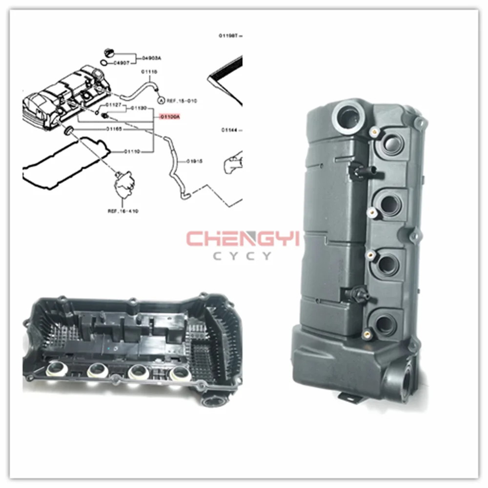 

4J11 4J12 Head Rocker Cover Valve Assy Suitable For Outlander GF7W GF8W CV2W CX6A GA4W 1035B051