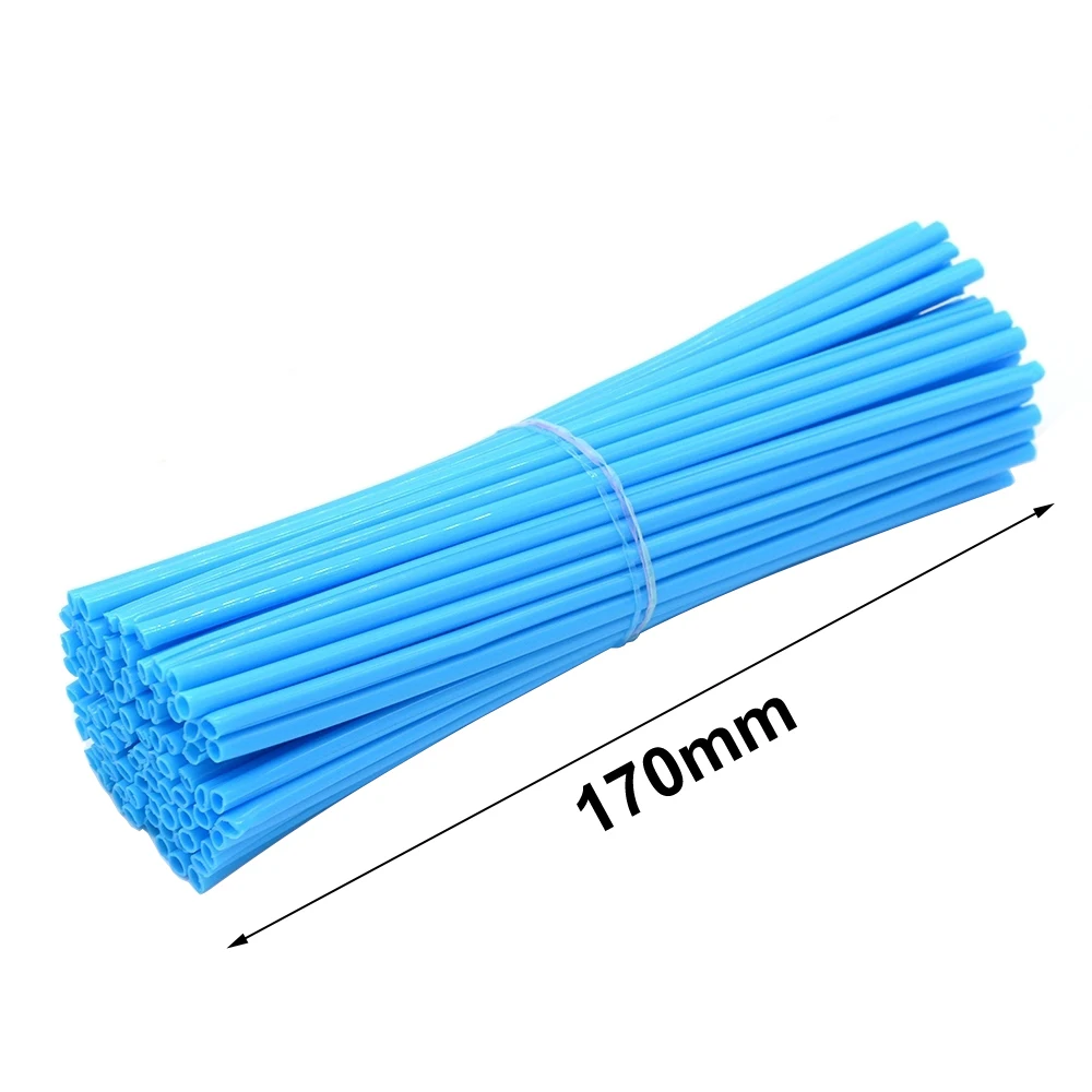 36pcs Bicycle Motocross Dirt Bike Enduro Wheel RIM SPOKE Shrouds SKINS COVERS WR250 for KX85 EXC450 KAWASAKI KX 500 CRF YZF RMZ