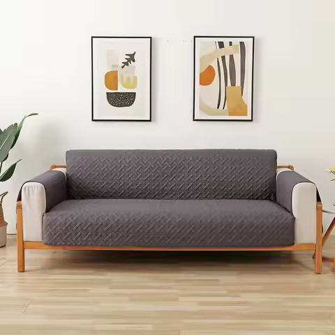 1/2/3 Seater Waterproof Sofa Cover for Pet Dog Kids Mat Furniture Protector Cushion Washable Grid Couch Slipcovers Living Room