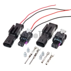 1 Set 2 fori 1-1718643-1 1-1703498-1 sensore di mercurio Urea per Auto presa per cavo impermeabile tappo per ugello Spray per carburante automatico