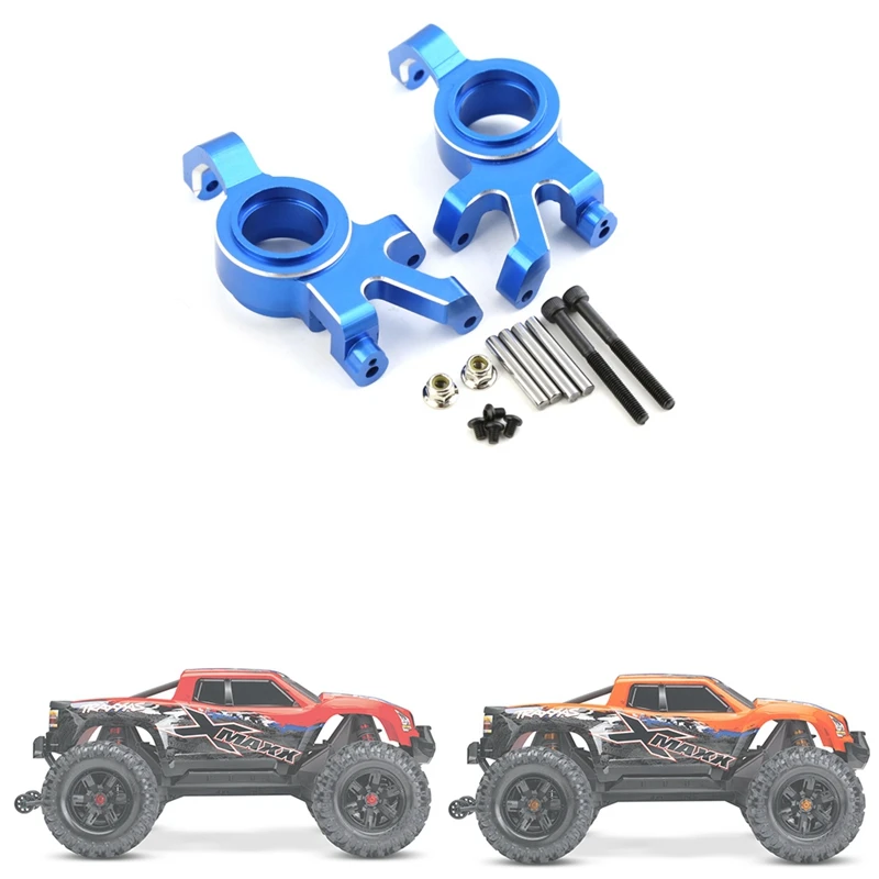 2Pcs Aluminum Alloy Front Steering Block For 1/5 Traxxas X-Maxx Xmaxx 6S 8S RC Monster Truck Upgrade Parts