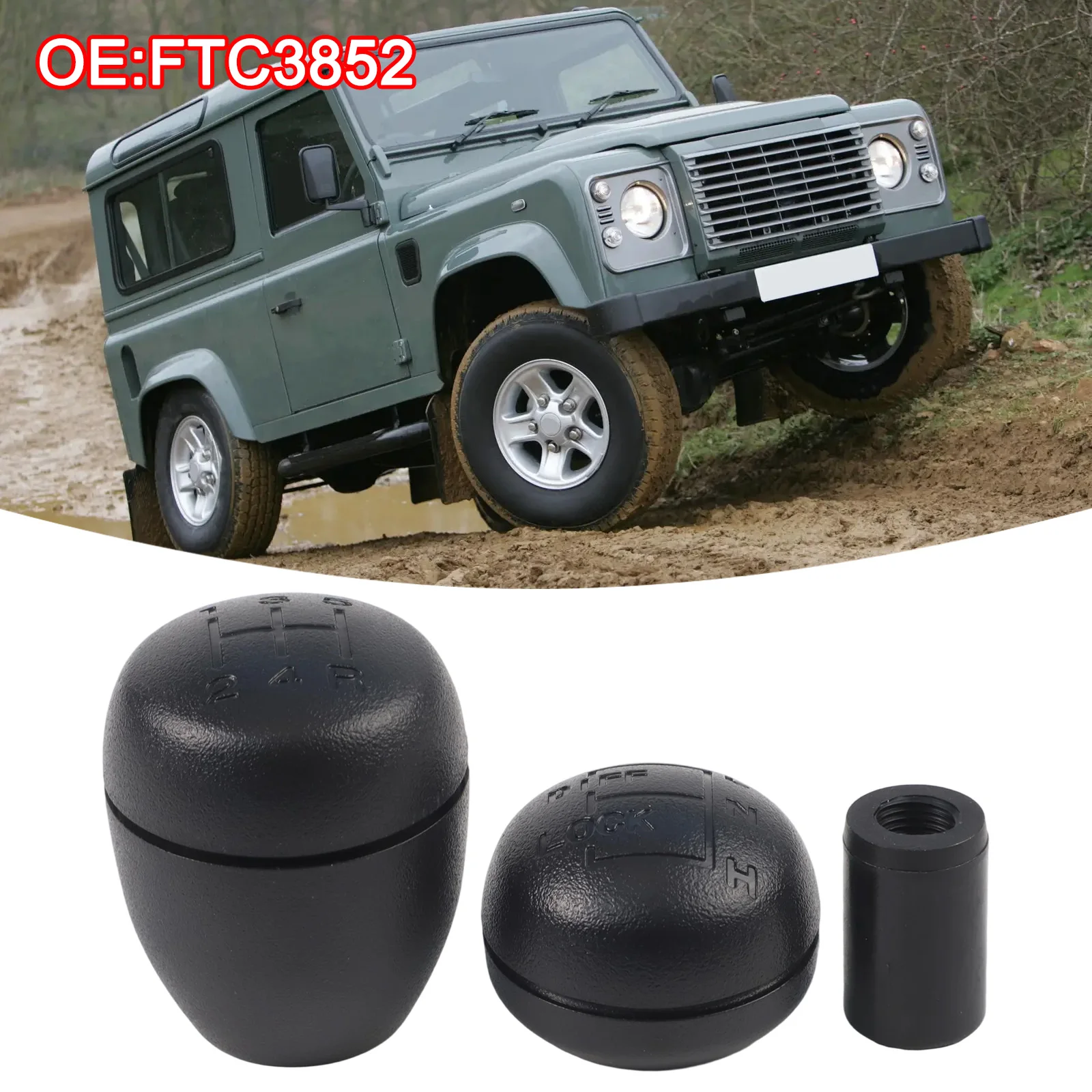 BTR9270 Part R380 Gear Knob Driving Experience Includes BTR9270R Includes FTC3852R Robust Material Construction