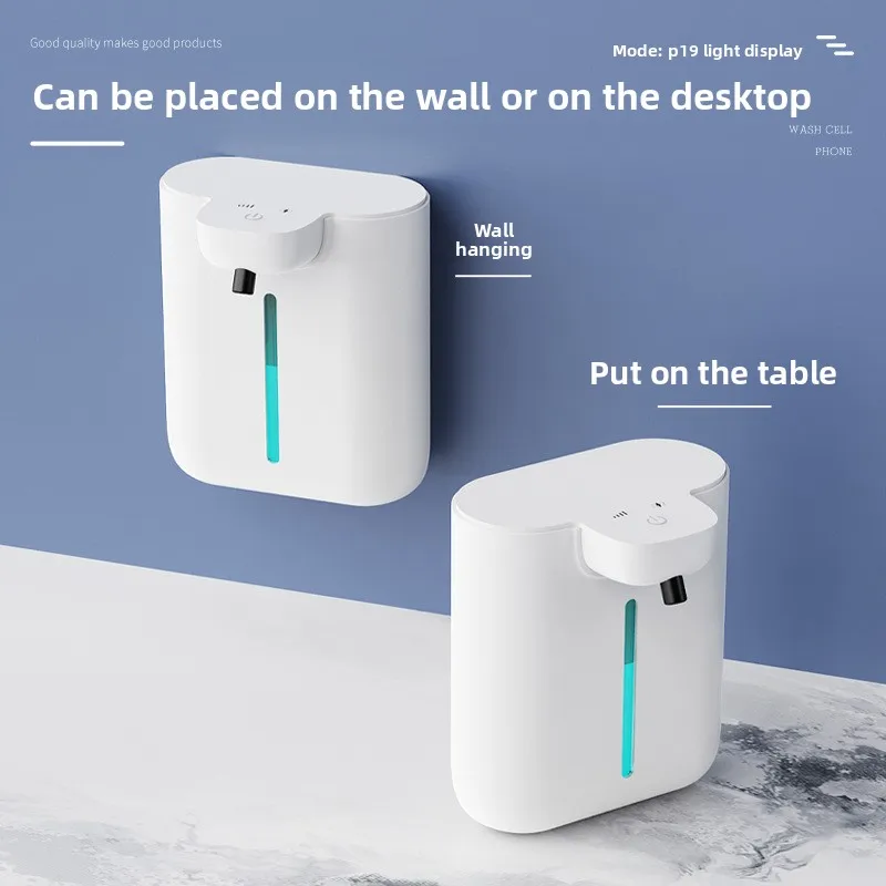 

2025 Новый настенный электрический пенящийся диспенсер для мытья рук P19, умный автоматический дозатор мыла для отелей и домашнего использования