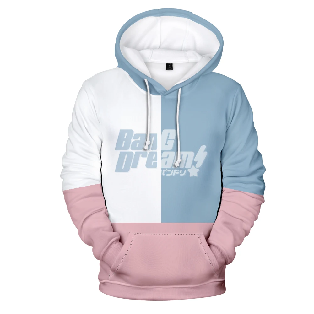 Mężczyźni/kobiety bluza z kapturem BanG sen Anime Felpe Donna Uomo Stampe 3D Felpa Con Cappuccio Moda Streetwear Tuta swetry ubrania