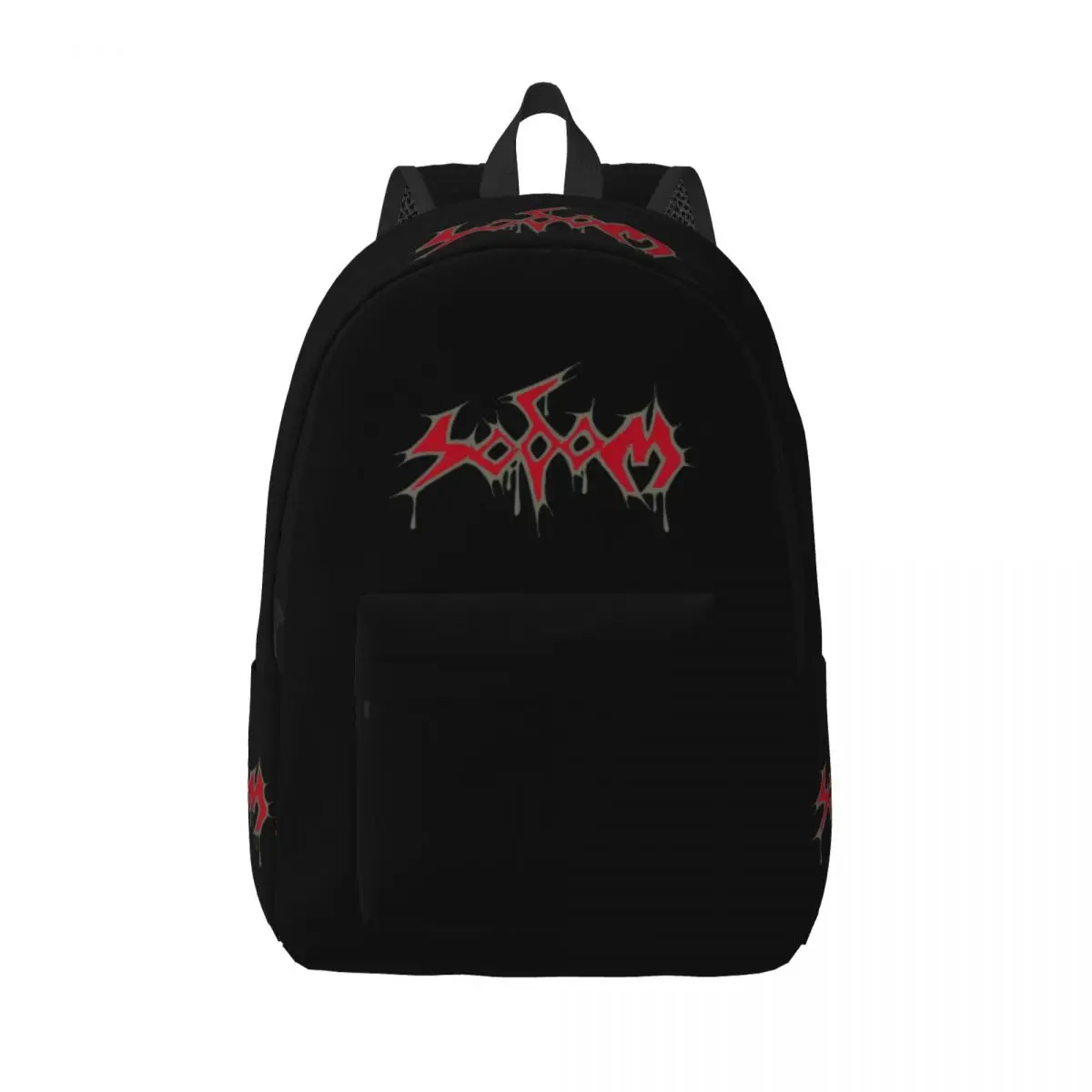 Mochila Laranja Agente Sodom com Bolso, Mochila de Viagem para Homens e Mulheres, Bolsa de Ombro Universitária, Adolescente, Ensino Médio, Caminhadas, Viagem, Adolescente