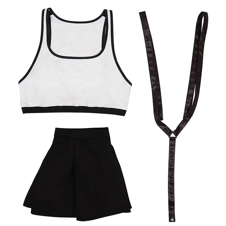 زي تنكري نسائي ، ملابس سباحة بيضاء ، زي لعبة