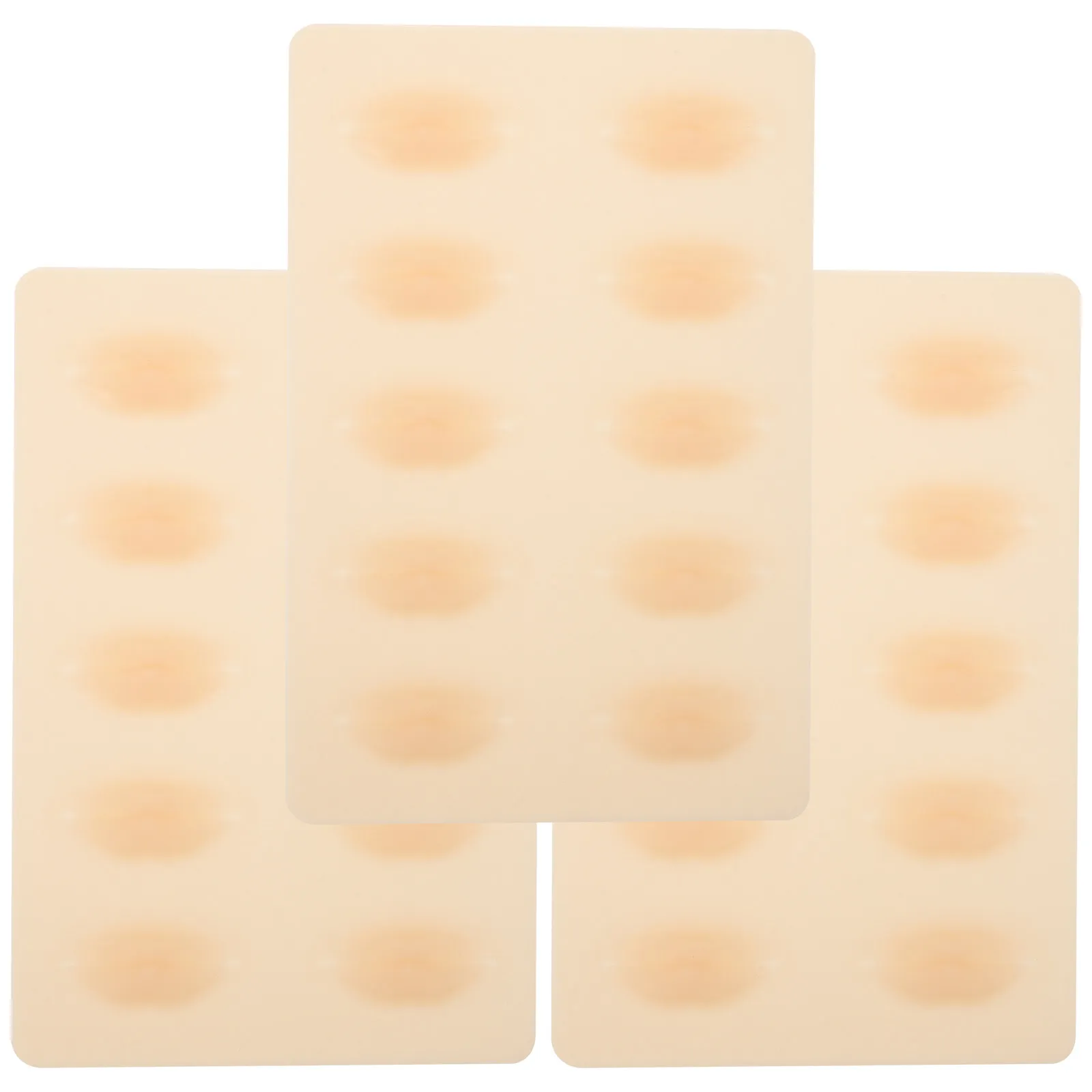 

3pcs 3D Fake Lip Skin Silicone Artificial Lip For Tattoo Practice Professional Training Skin Beginners Artists Durable