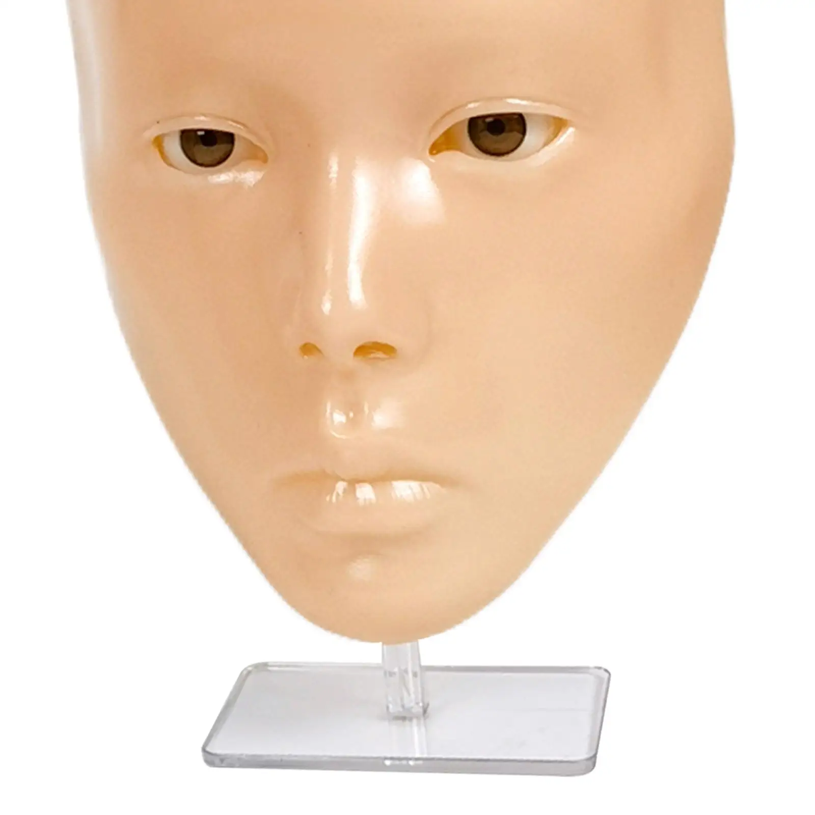 Makeup Practice Face Washable Manikin Model Doll Flat Head for Eyelash Extension Cosmetology Massage Permanent Makeup Salon