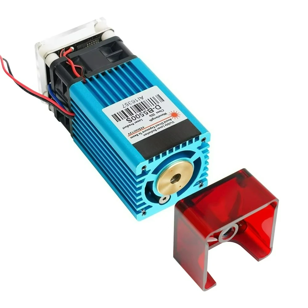 TWOTREES LD+FAC Fixed Focus Laser 5.5W 450nm Continuous Laser Fast High Precision Diode Cut Engraver 40W Laser Head Module