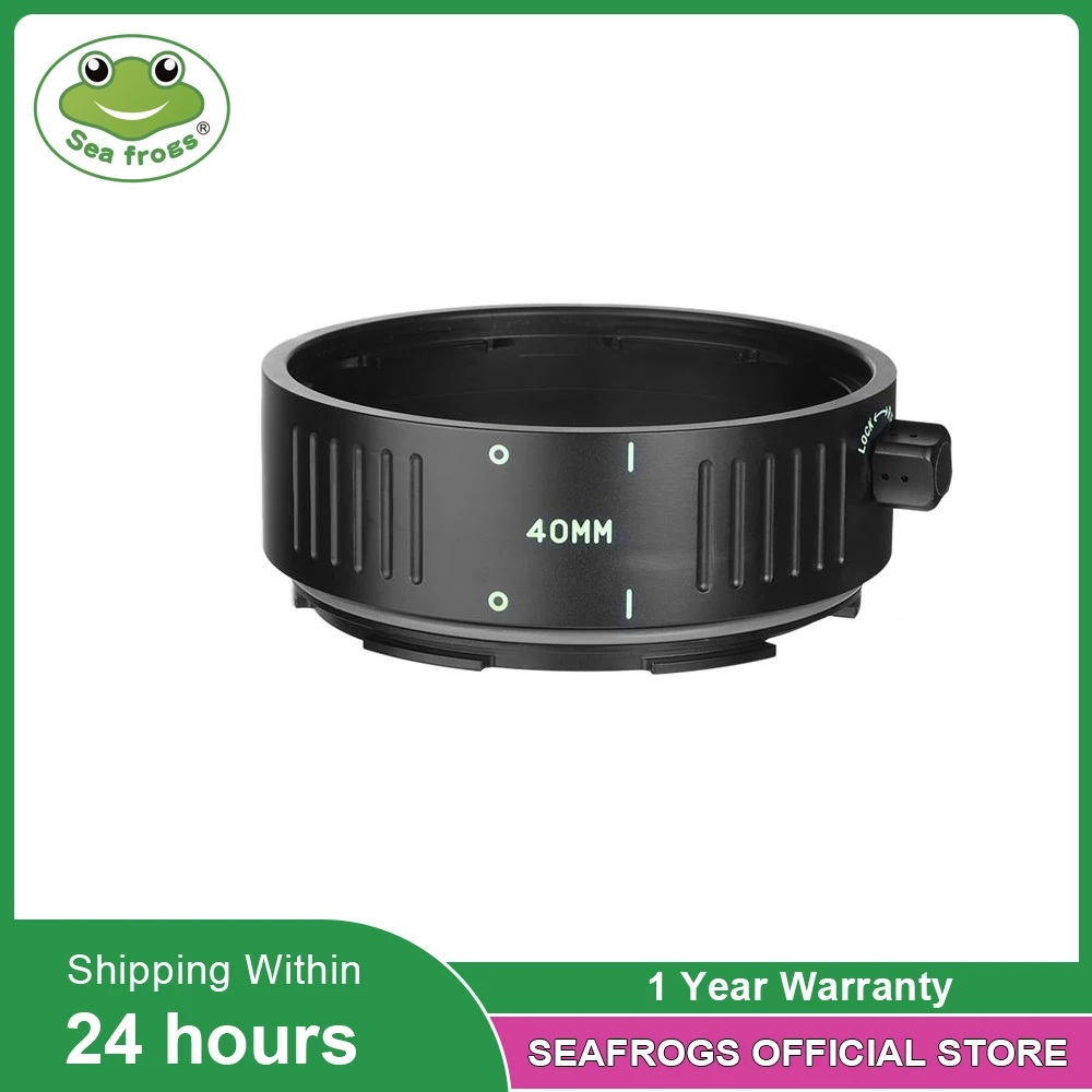 Seafrogs SF125-40 Extend Tube 40mm Length For aluminum alloy Housing A7M4 X-T5 Z8 R6II R5