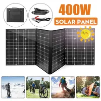 400W Foldable Solar Panel Portable Solar Cell Rechargeable Solar Power System for RV Car Boat Camping Hiking Battery Charger