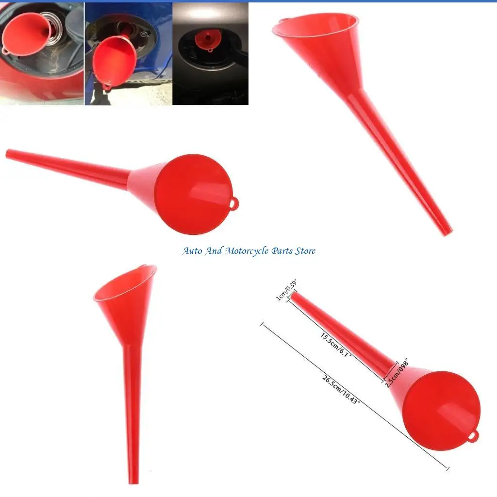 

P9FD Car Refueling Funnel Engine Oil Additive Motorcycle Farm Machine Funnel
