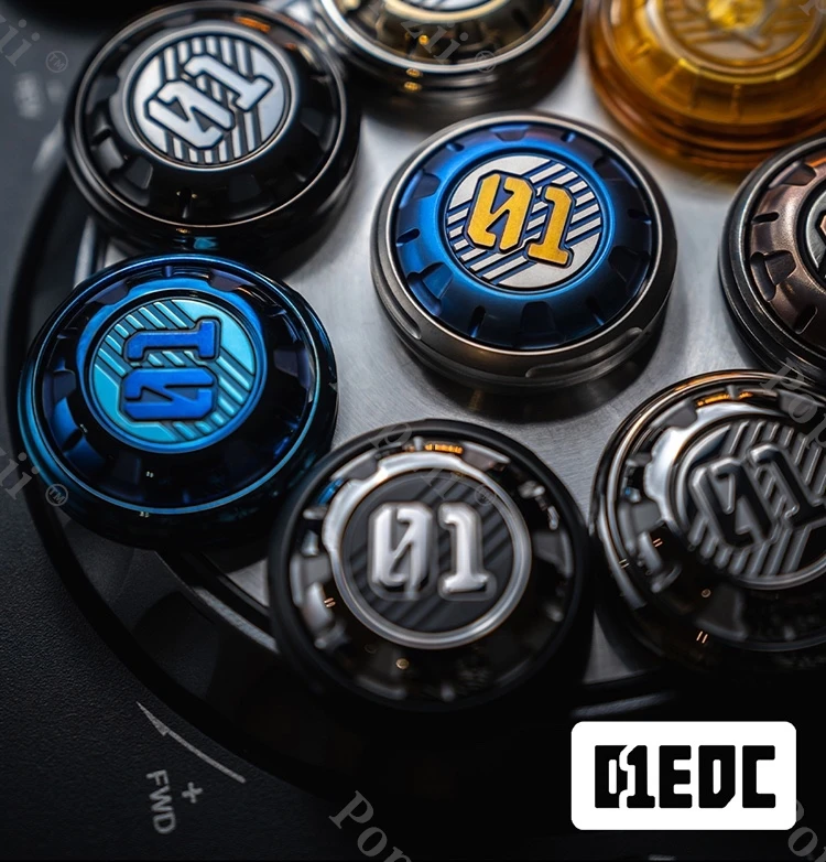 01EDC – pièce de monnaie à cliquet mécanique, Fidget Spinner, gyroscope du bout des doigts, jouet à pression, Gadgets anti-Stress au bureau, jouets d'anxiété