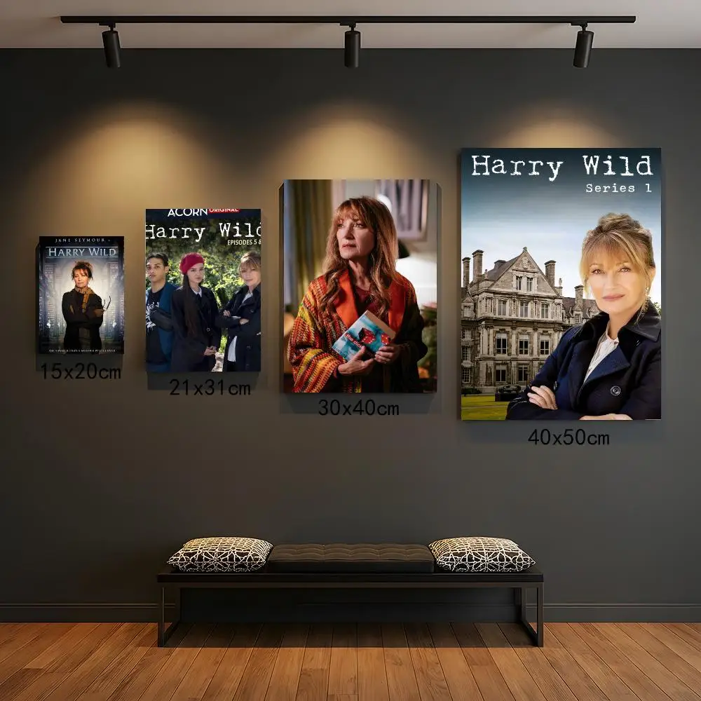 tv series H-Harry Wild-D Painting Calligraphy Elegant Botanical Decor for Living Room Modern Interior Design