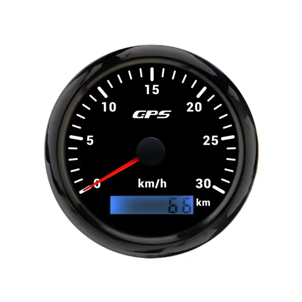 Adjustable Backlight Gauge 52mm Speedometer Gauge For Off-Road Adventures 9-32V DC Working Voltage For ATV Truck Boat