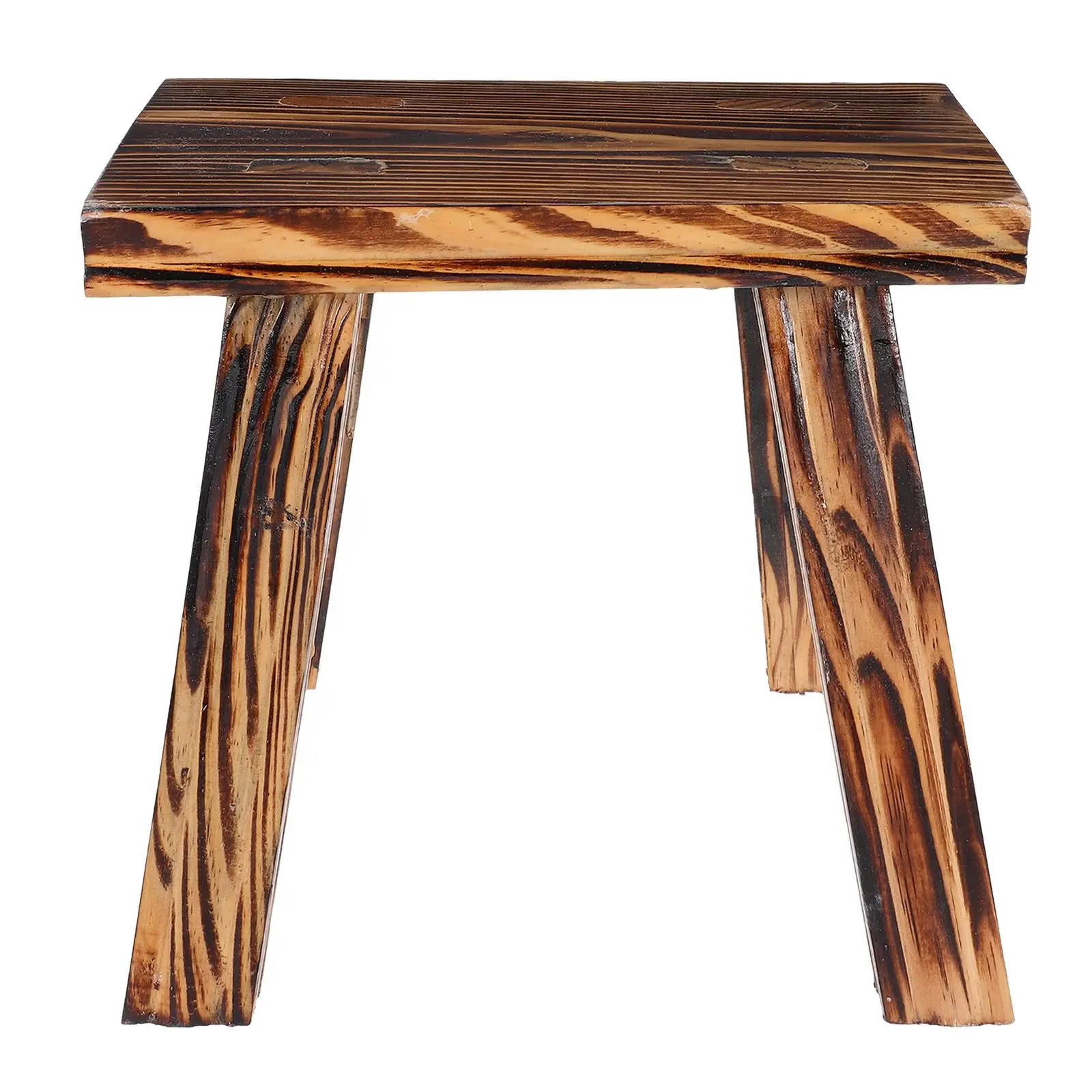 Solid Wood Stool Small Wooden Bench Low Seat Footrest Plant Stand Cute Shoe Changing Stool Compact Home Style Child