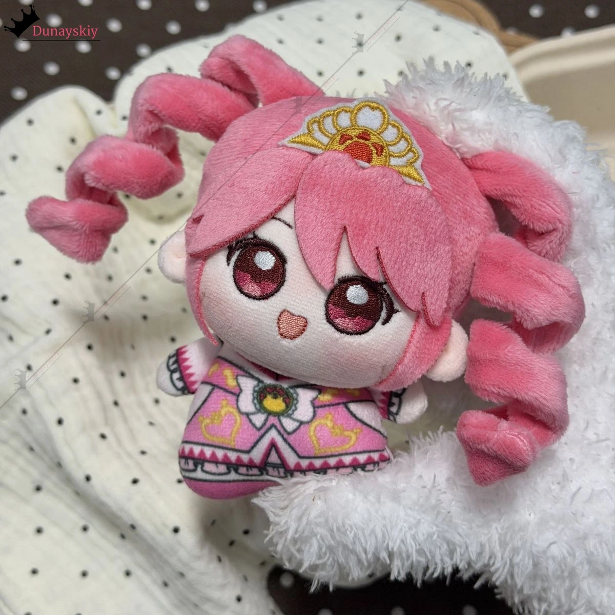 Anime Futagohime Fain/Rein Cosplay Cartoon Character Figure Stuffed Doll Backpack Pendant Halloween Disguise Ornament Accessory
