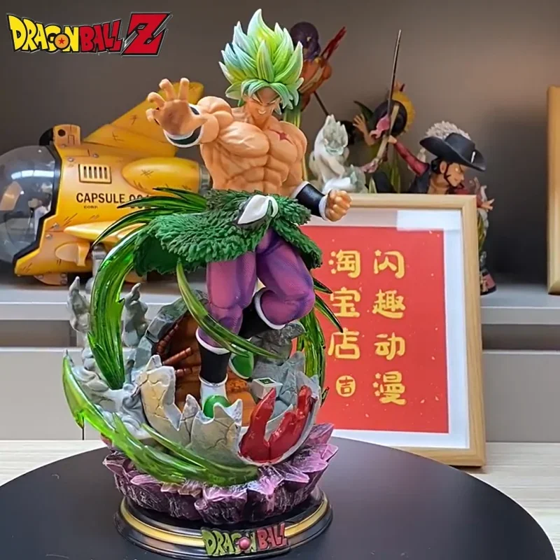 드래곤볼 피규어 Gk Broli 슈퍼 사이어인 Broly 10 번째 총알 티라노사우르스 렉스 PVC 애니메이션 액션 피규어 조각상 선물 장난감, 29cm