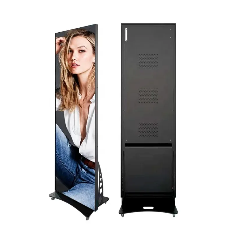 2025 Newest Customized Billboard Advertising  P2.5 Digital Led Poster Display for Retail Store Bank Bar School Company