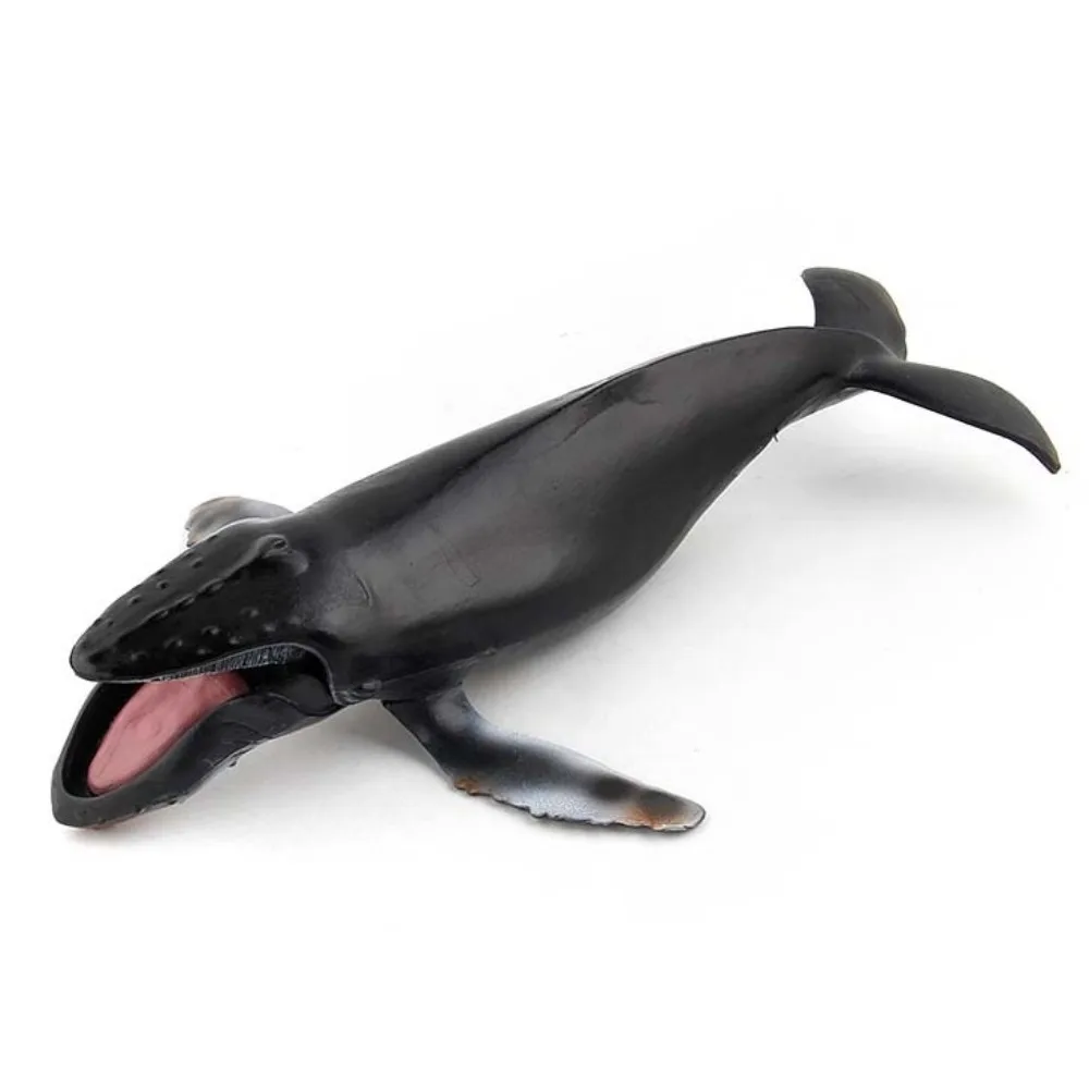 Simulation Marine Animal Model Sperm Whale Ocean Animals Whale Figurines Solid PVC Educational Sea Life Figure Home Decor