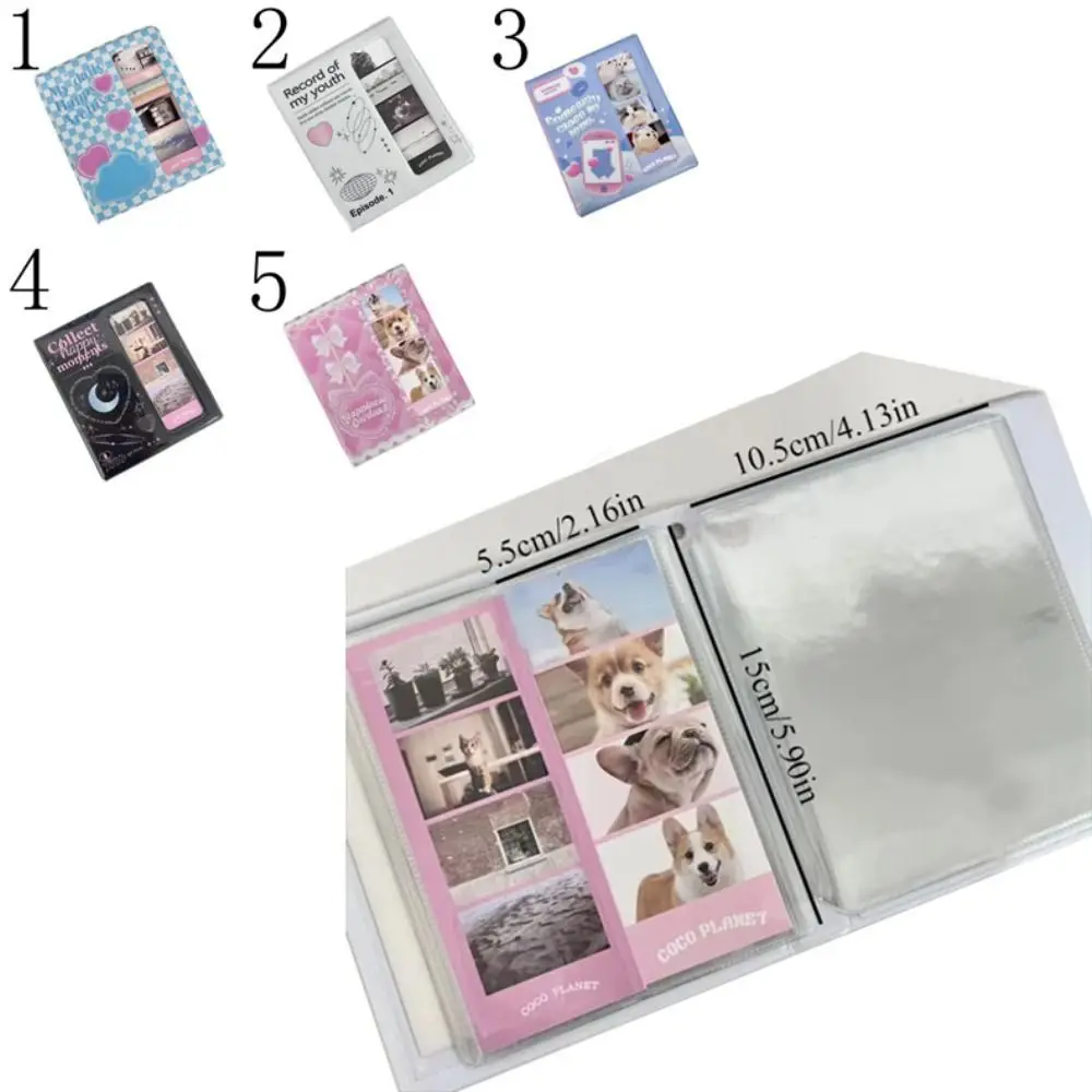 Album Photo Coréen à Quatre Grilles INS en PVC, 20 Liberty, Idole Créative, Portable, Grande Capacité, Classeur de Billets