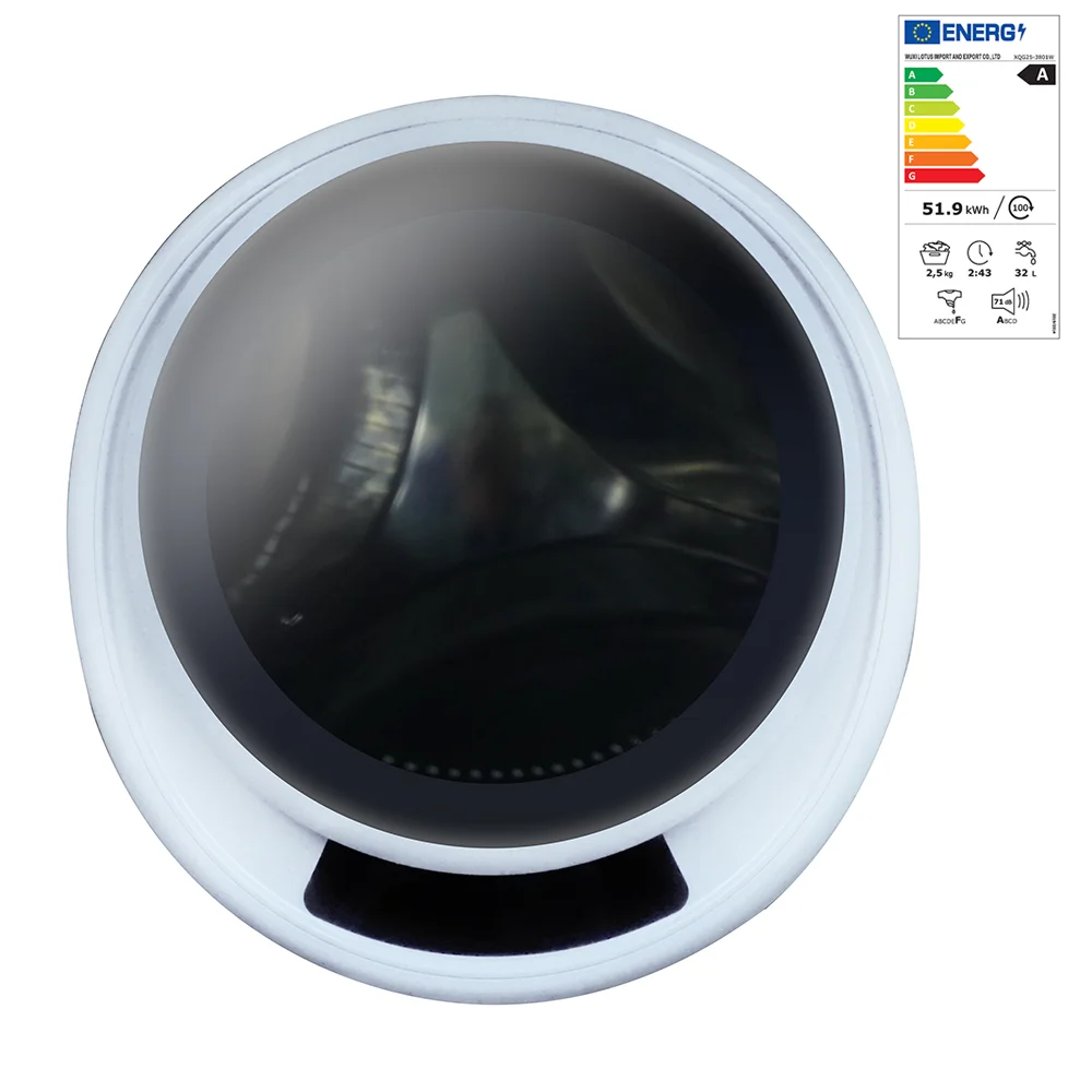 Latest Design 3kg Wall Mounted Fully Automatic RV Marine Cruise Washing Machines Yacht Washer Dryer CE Certified