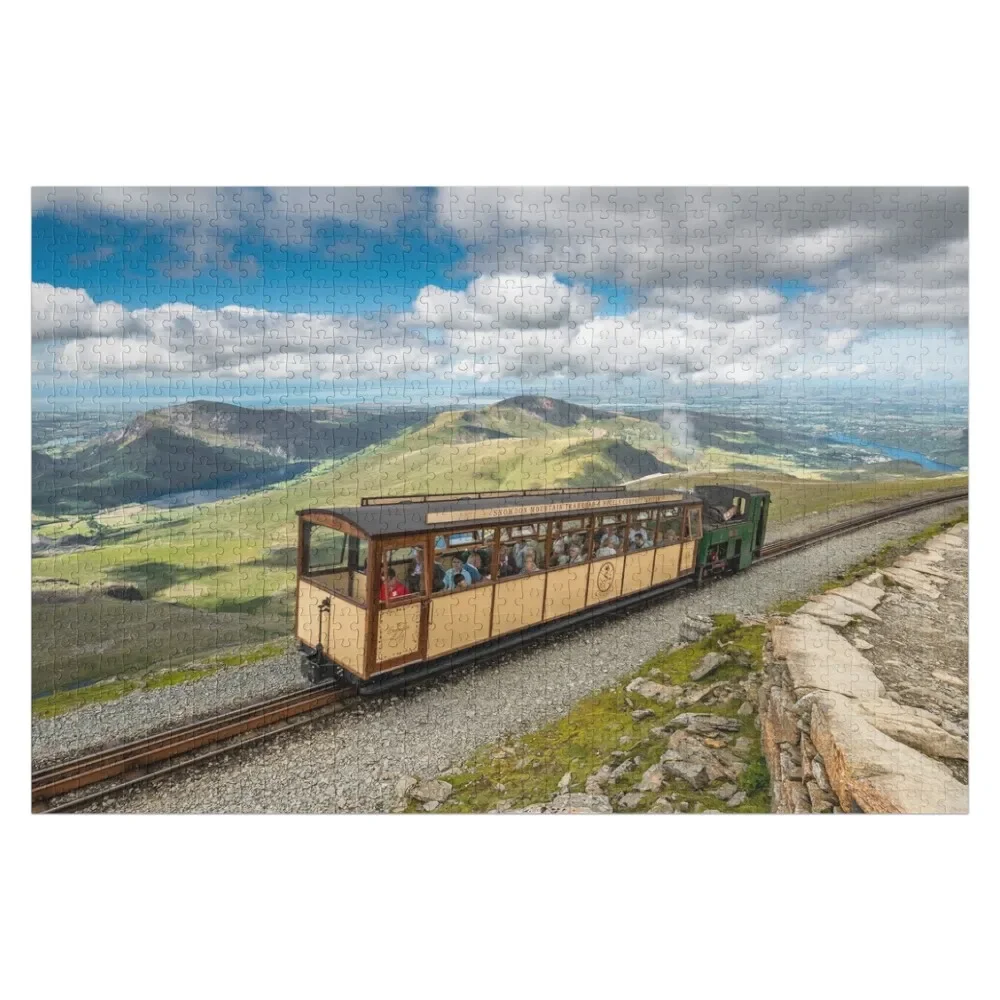 

Mountain Train Snowdon Wales Jigsaw Puzzle Baby Wooden Custom Jigsaw Puzzle