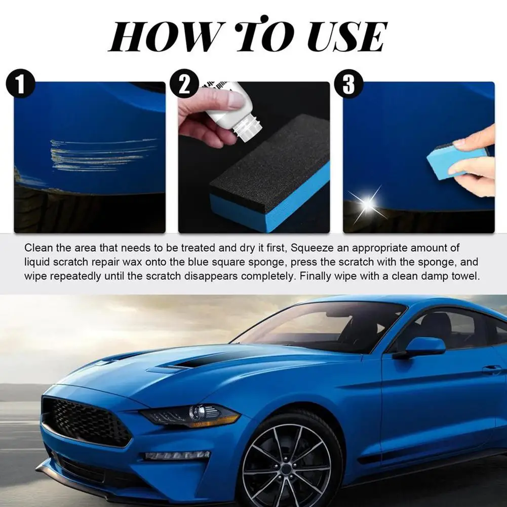 السائل خدش إصلاح الشمع مزيل الخدوش إصلاح تلميع السيارات الجسم طحن مجمع المضادة للخدش الشمع مزيل الطلاء الرعاية