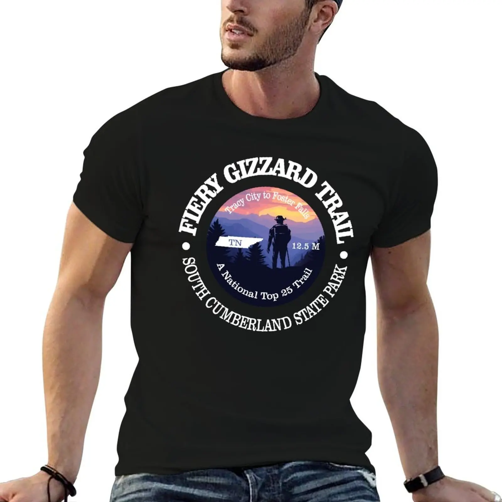 Fiery Gizzard Trail (rd2) T-Shirt man clothes tshirts personalised men clothing