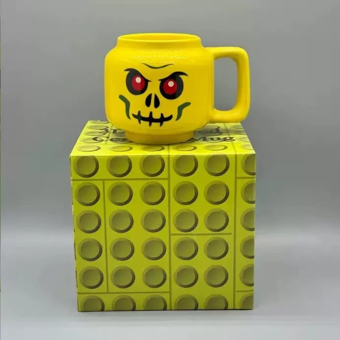 250ml Lächeln Keramik Becher Cartoon Kaffee Milch Tee Wasser Tasse Nette Lustige Ausdruck Kinder Milch Becher Haushalt Wasser Tasse