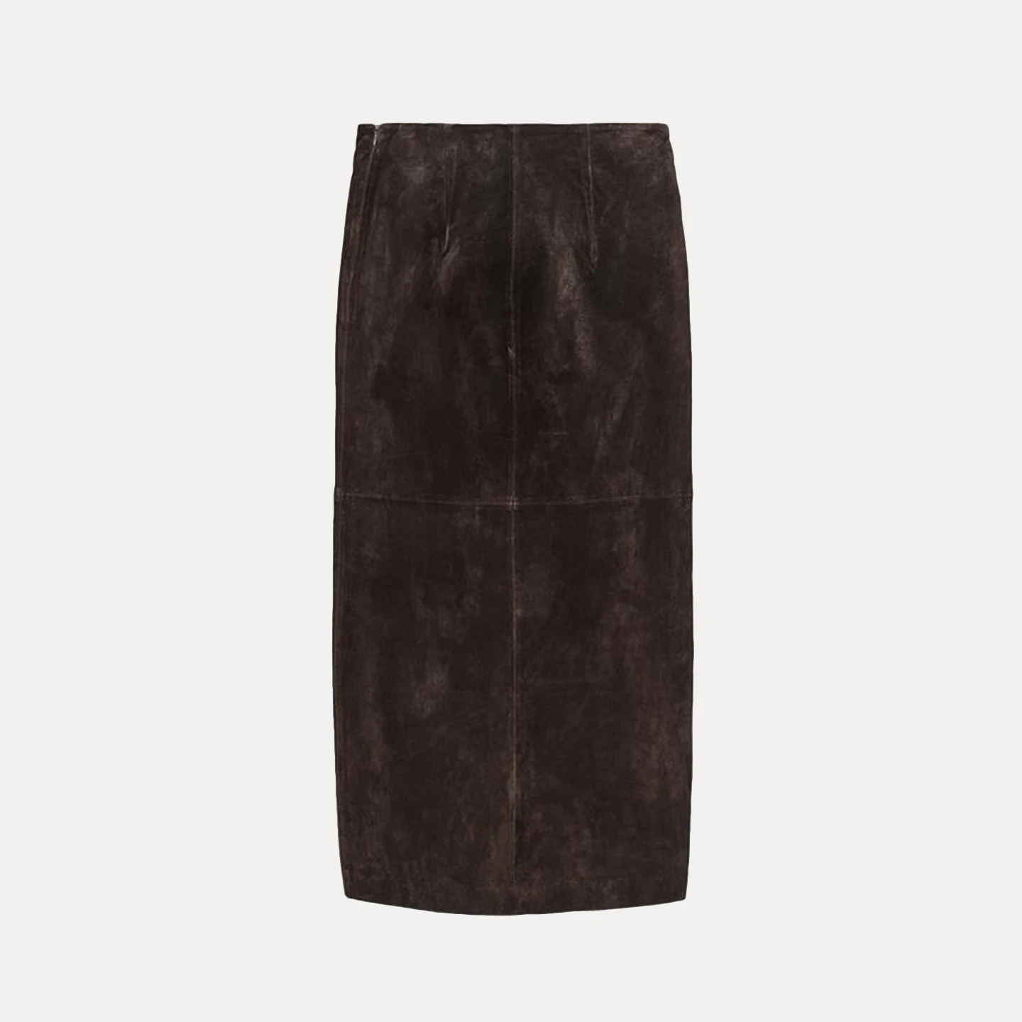 กระโปรงยาวทรงเข้ารูปสีน้ำตาลกาแฟสำหรับผู้หญิง ผ้าอื่นๆ ใช้ได้หลากหลาย